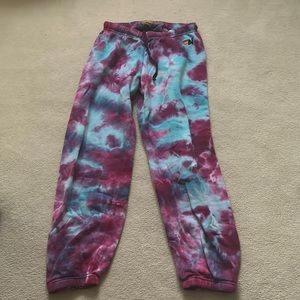tie die aviator nation sweatpants